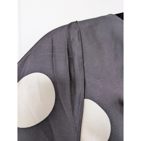 Free People Tigre Mini Dress XS Black White Polka Dot Long Sleeve - Picture 6 of 10